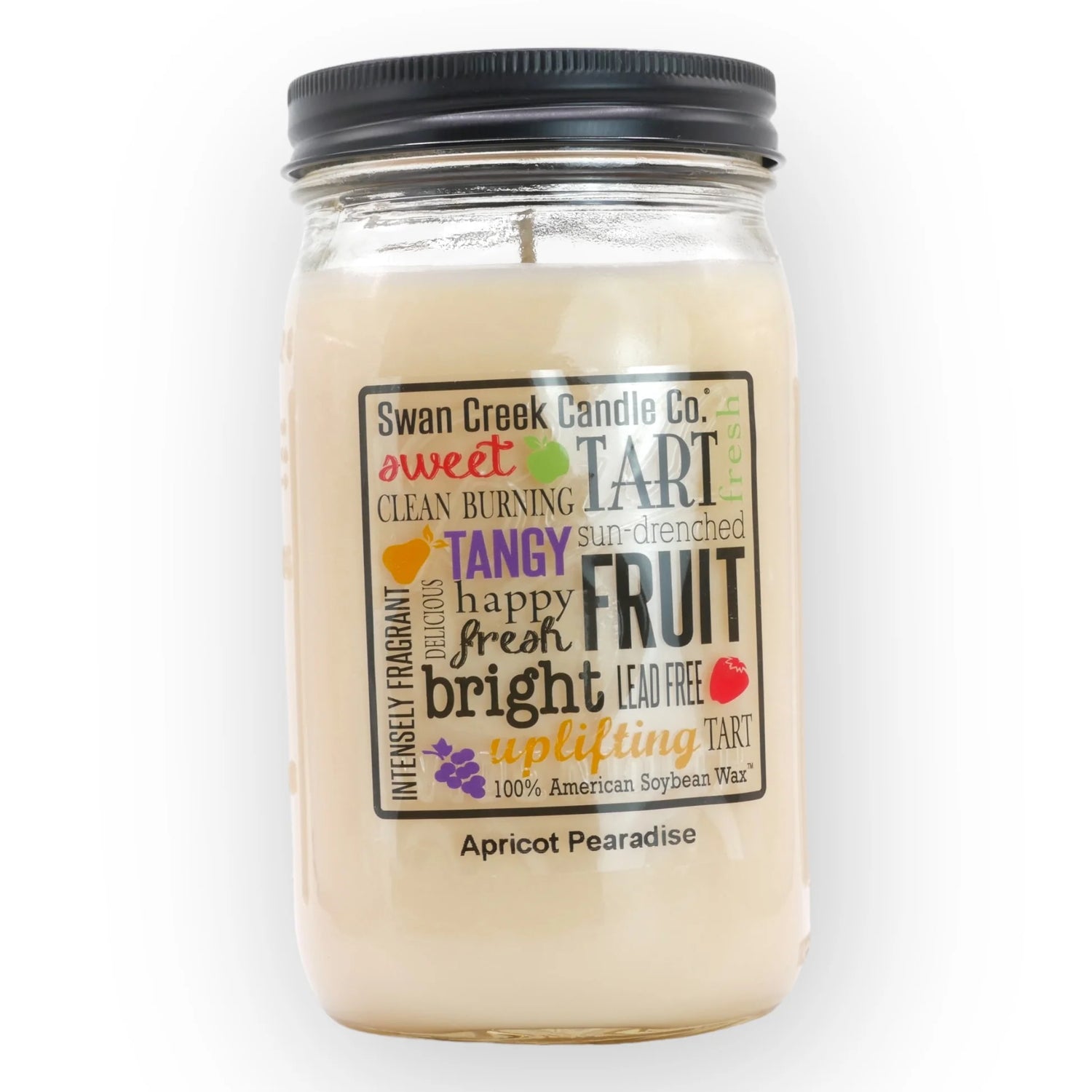 Swan Creek Pantry Jar Candle - Apricot Pearadise (Large 24oz)