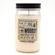 Swan Creek Pantry Jar Candle- Snowflakes At Midnight (Large 24oz)